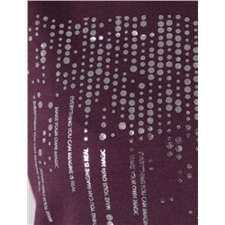 Нарядная футболка с блестящим принтом