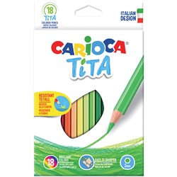 Карандаши 18цв Carioca Tita пластик 42827/6/Китай