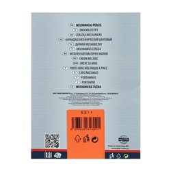 Карандаш цанговый 2.0 мм Koh-I-Noor 5211CN Versatil, металл/пластик, с клипом