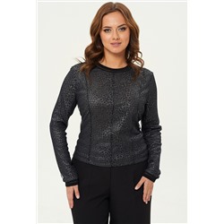 Джемпер Gizart 15325 чёрный леопард