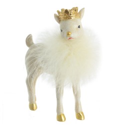 Фигурка декоративная "Олень", L9 W4 H13 см, 2в.