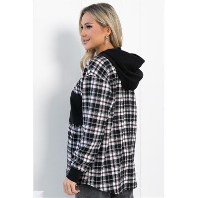 Рубашка Больше чем стиль (черная) Б12946М