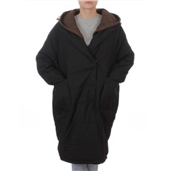 8030 BLACK Куртка демисезонная женская (100 гр. холлофайбер)
