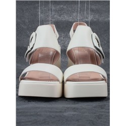 08-PEY330-3 LT. BEIGE Босоножки женские (натуральная кожа)