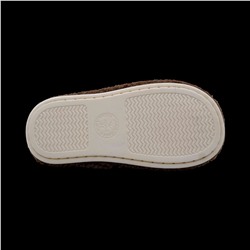 Тапочки меховые 10193 бежево коричневые