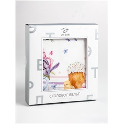Скатерть Этель Spring easter d=149 см +/-3 см, 100% хлопок, саржа 190 г/м²