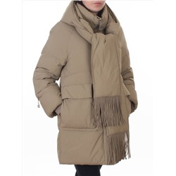 H781 DK. BEIGE Куртка зимняя женская (200 гр. холлофайбер)