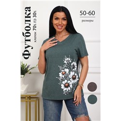 Женская футболка 29540 / зеленый