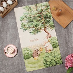 Полотенце кухонное Этель «Ёжик с зайчиком» 40×70 см, 100% хлопок, 190 г/м²