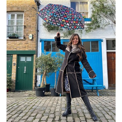 L354-4482 Butterfly (Бабочки) Зонт женский механика Fulton