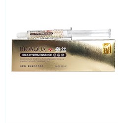 Bioaqua Сыворотка (Gold Hydra Essence) с пептидами шелка и гиалуроновой кислотой, 10 мл.