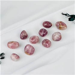 Радуга Самоцветов Галтовка из мадагаскарского Розового кварца (10 шт)