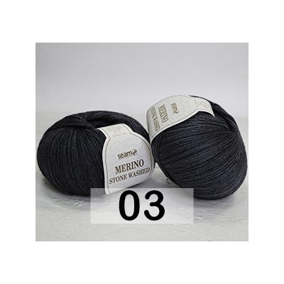 Пряжа Сеам Merino Stone Washed