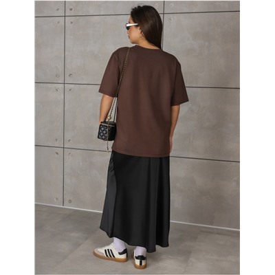 Футболка "Базовая" Шоколад женская