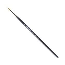 Кисть художественная проф. BRAUBERG ART CLASSIC, синтетика жесткая, круглая, № 0, короткая ручка