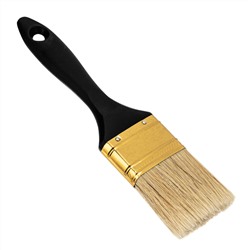 Кисть плоская "Профи" 2", натуральная щетина, пластмассовая ручка MTX