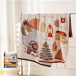 Скандинавское мягкое муслиновое банное полотенце 80*160cm