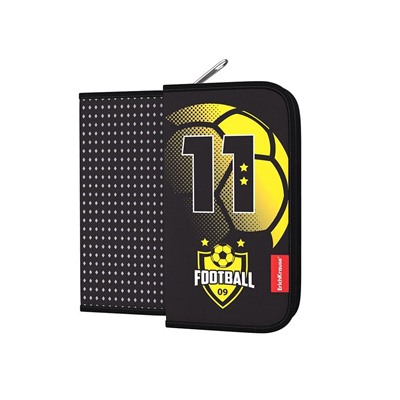 Пенал-книжка с наполнением ErichKrause® 110x205x25мм Football Time