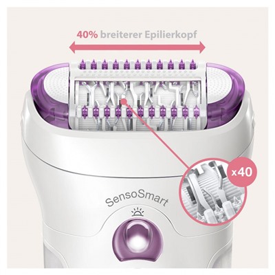 Braun Epilierer quot;Silk-epil 9-735quot; Purple  Эпилятор "Силк-эпиль 9-735" Фиолетовый