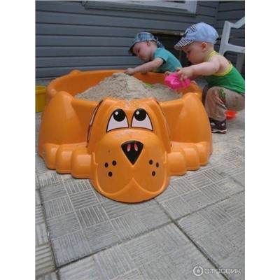 Песочница KIDS Собачка 373
                        голубой