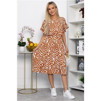 Платье Кристи (рыжее) П13869-35М