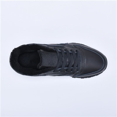 Кроссовки Reebok Classic Leather Black арт w301-1