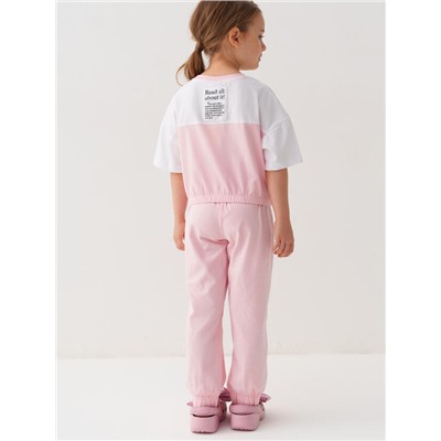 Комплект для девочки: футболка, брюки