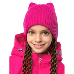 Шапка для девочки NIKASTYLE 11м10825 Розовый неон