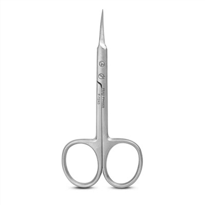 Frau Finger Ножницы маникюрные для кутикулы изогнутые / Classic FS-1243DP, матовые, ручная заточка, 10 см