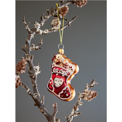 Набор ёлочных украшений Ginger celebration из коллекции New Year Essential, 4 шт.