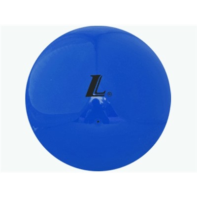 Мяч для художественной гимнастики «L» силикон, цвет - синий. Диаметр 15см :D15: