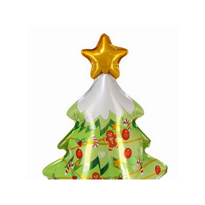 Воздушный шар фольгированный 47" «Новогодняя елочка», под воздух