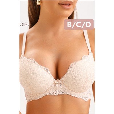 Бюстгальтер 20018 кружевной пушап OIRO