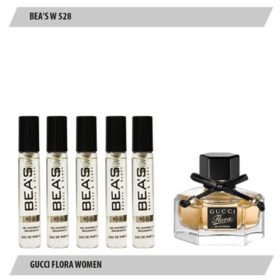 Парфюмерный набор BEAS Gucci Flora Women 5*5 ml W528, Парфюмерный набор Beas W528 создан по мотивам аромата Gucci Flora By Gucci