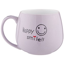 КРУЖКА КОЛЛЕКЦИЯ "ВЕСЕЛЫЙ СМАЙЛИК" 300 МЛ 9*8,2 СМ (КОР=48 ШТ.)