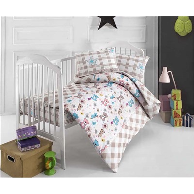 Постельное Белье для Новорожденных Ranforce Bebek Sweet Bear - Altınbaşak