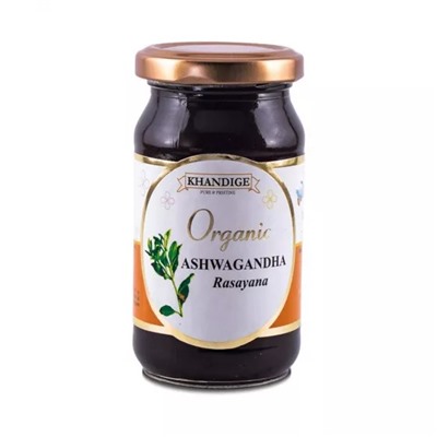 Органическая Ашваганда Расаяна (250 г), Organic Ashwagandha Rasayana, произв. Khandige