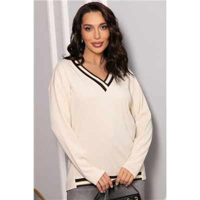 Джемпер трикотажный Камилла (бежевый) Б14453-5М