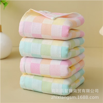 Double-layer towel, gauze soft eating bib, scarf, wholesale