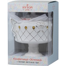 HYTON. Керамика. Конфетница Эстетика 100 гр. чайница керам.