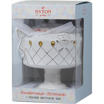 HYTON. Керамика. Конфетница Эстетика 100 гр. чайница керам.