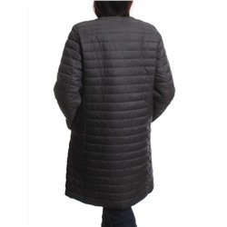 K-528 DK. GRAY Куртка демисезонная стеганая женская (70 гр. холлофайбер)
