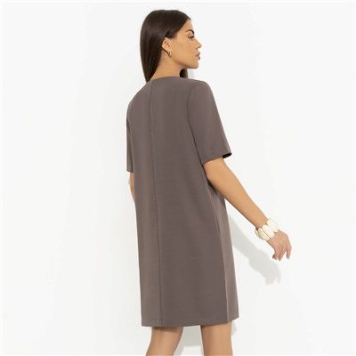 Платье с карманами, Виртуальные будни (brown)