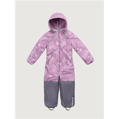 Комбинезон утеплённый для девочки NIKASTYLE 8м1825 Орхидея серый