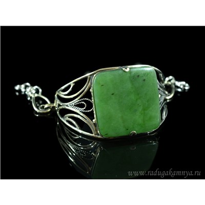 Браслет нефрит, 18см.