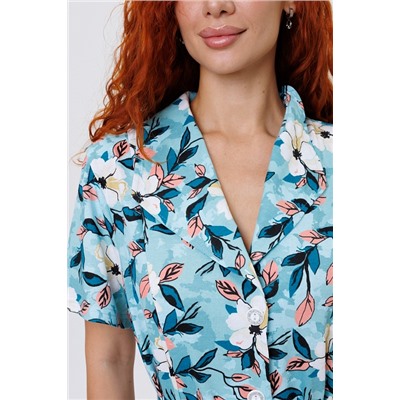 Женский халат 2128/2 / Голубой