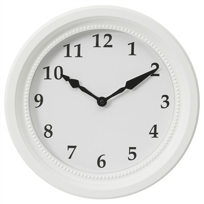 SÖNDRUM, Wanduhr, weiß,, 35 cm