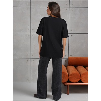 Футболка "Звезда" черный женская