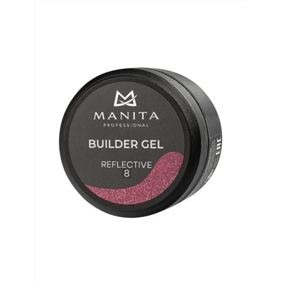 Manita Professional Гель моделирующий для ногтей светоотражающий / Builder Gel Reflective №08, 15 мл
