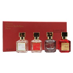 Подарочный набор Maison Francis Kurkdjian Collection extrait красный edp 4x30 ml